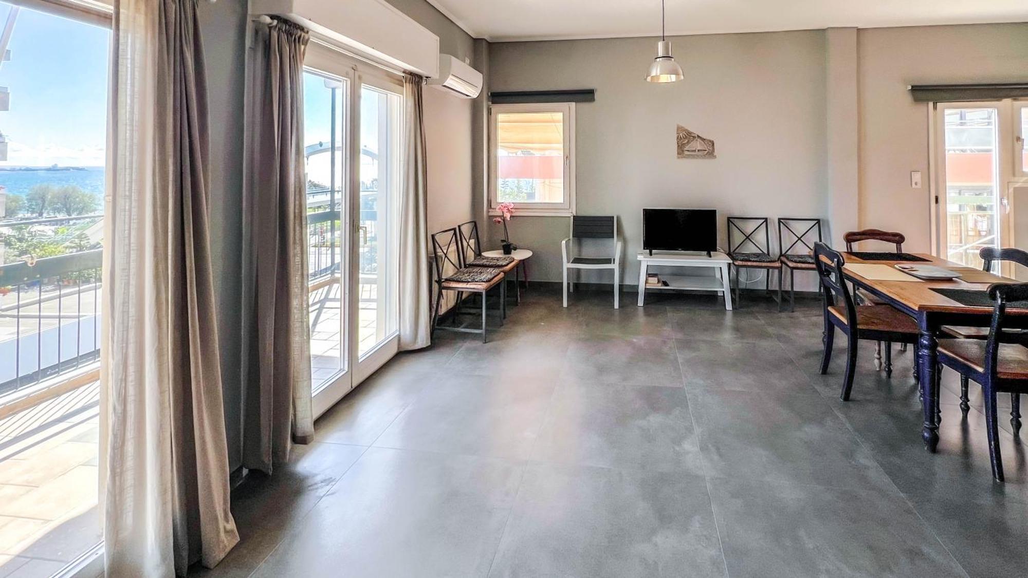 Alimos Sea View Family Apartment أثينا المظهر الخارجي الصورة